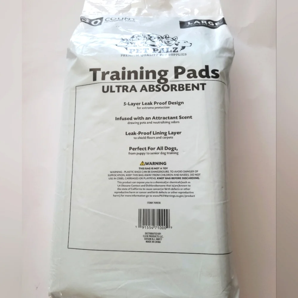 Pet Palz Ultra Absorbent Training Pads 30 Count.